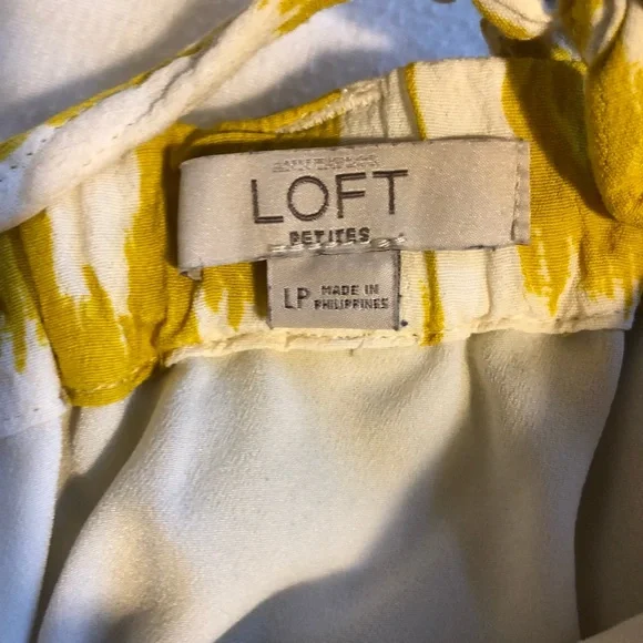 LOFT marigold, stretch waist skirt - Picture 8 of 9